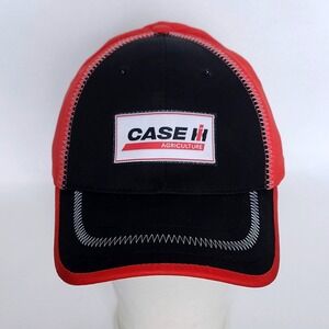 Case‎ IH Agriculture Hat K-Products Black Red Cap Tractor Country Farming Fields